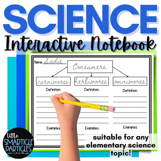 science interactive notebook activities from Little Smarticle Particles
